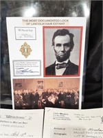 Lincoln hair extant and documentation