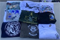 W - LOT OF 9 GRAPHIC TEES SIZE XL (Q4)