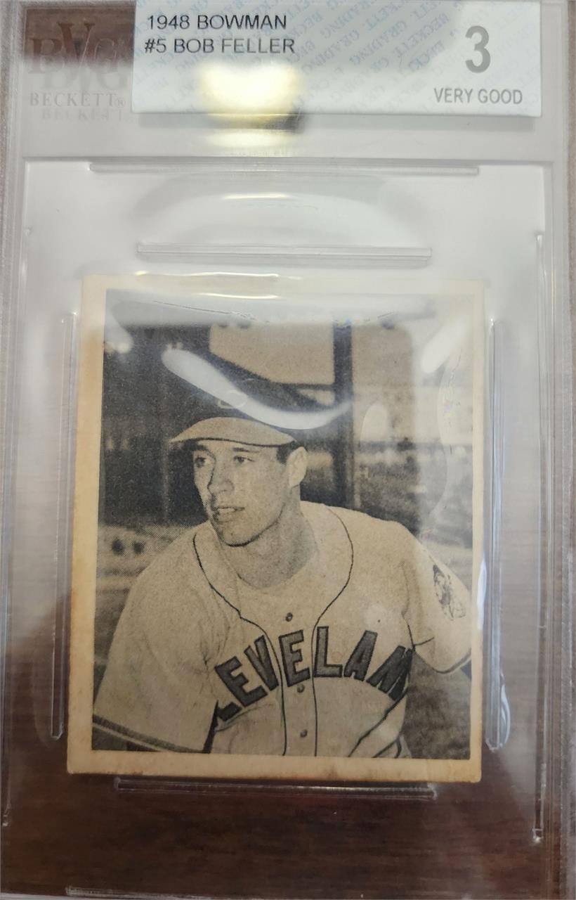 1948 Bowman Bob Feller BVG GR 3