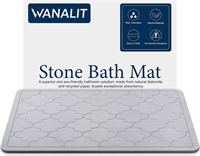 WANALIT Diatomite Stone Bath Mat  Absorbent