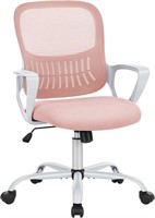 SMUG Ergonomic Mesh Desk Chair  Comfy Pink