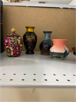 lot of mini vintage vases