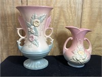 2 Hull Ari Wildflower Vases 11" & 8"