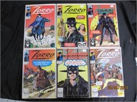 Lot Of 6 Marvel Zorro Comics