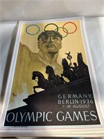 Copy of original Olympic poster placemats