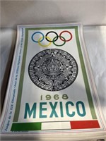Copy of original Olympic poster placemats