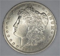 1882 o AU Grade Morgan Dollar