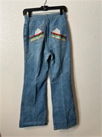Vintage Femme Rainbow Pocket Flare Jeans