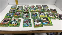 OVER 700 1980s NFL TOPPS TRADING CARDS
