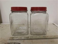 2 Dazey Jars