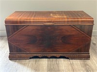 Art Deco Waterfall Style Blanket Cedar Chest