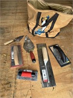 Masonry Tools and Bag