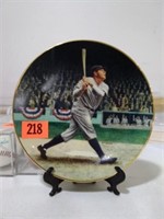 Legend of Baseball Delphi Plate - Babe Ruth