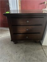 3 Drawer Night Stand 30 1/2" L x 19 1/2" D x 30"T