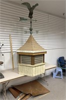 Cupola w/ fan & copper sheets to finish project