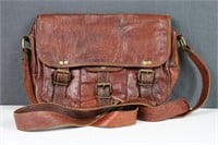 Montana Brown Leather Purse 9 x 13