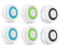 ($38) 6Pcs Facial Cleansing Brush Head Re