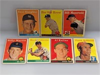 1958 Topps (7 Diff HOF Lot) Frank Robinson