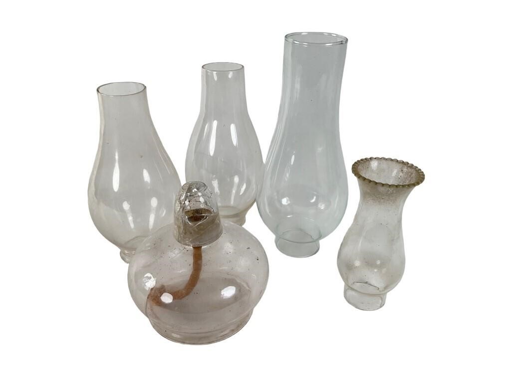 Hurricane Lamp Glass Globes & Lamp
