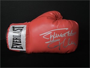 Sylvester Stallone signed boxing glove COA