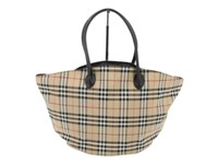 Burberry Tan Plaid Handbag