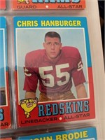 1971 TOPPS  CHRIS HANBURGER