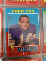 1971 TOPPS  FRED COX