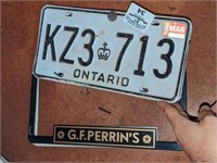 1987 Ontario Lic. Plates