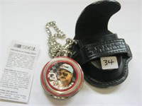 Dale Earnhardt Analog Pocket Watch with Case