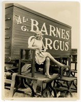 8x10 Al. G. Barnes Circus performer taken by Bert