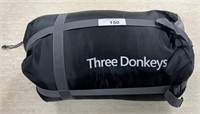 New 3 Donkeys Sleeping Bag