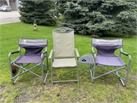 2 Coleman Camp Chairs/Patio Chair