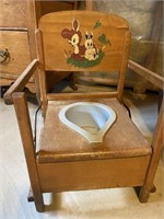 Antique Kids Potty Chair