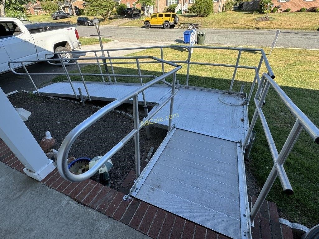 TJ Rampit USA aluminum Handicap Ramp, L-Shaped,