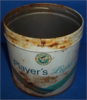 vintage player's light tobacco tin