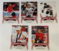 2023-24 UD Connor Bedard Collection (5 Cards)