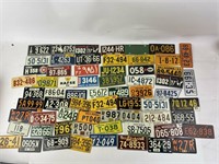 Vintage Miniature Collectible Cycle License Plates