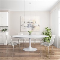 Euro Style Astrid 79" Oval Dining Table Top