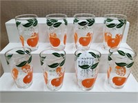 Lot of 8 Anchor Hocking Swanky Juice Glasses