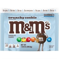 7.4 oz (Best Before 04/2024) M&M'S Crunchy Cookie