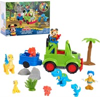 Mickey Mouse Dino Safari 16-Pc Playset  Blue