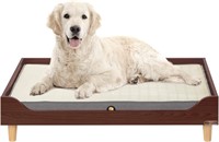 Veehoo Wooden Elevated Dog Bed - Durable Raised Wo
