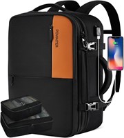 Travel Backpack - Fits 17 Inch Laptop - Black