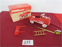 Fire Truck pedal car 1/3 scale