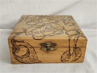 Vintage Pyrography Box