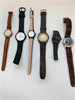 Police Auction: 6 Assorted Watches