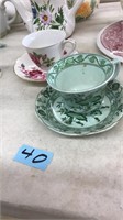 (2) TEA CUP & SAUCER SETS