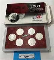 2009 US Mint Quarters Silver Proof Set