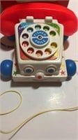 Vintage 1960s Fisher Price #747 Chatter Telephone