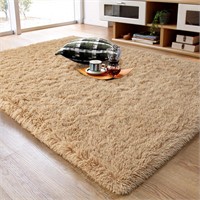 Ompaa Fluffy Rug, Super Soft Fuzzy Area Rugs for B